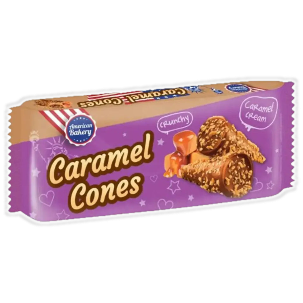 American Caramel Cones 112g