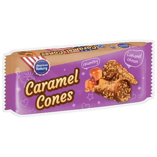 American Caramel Cones 112g