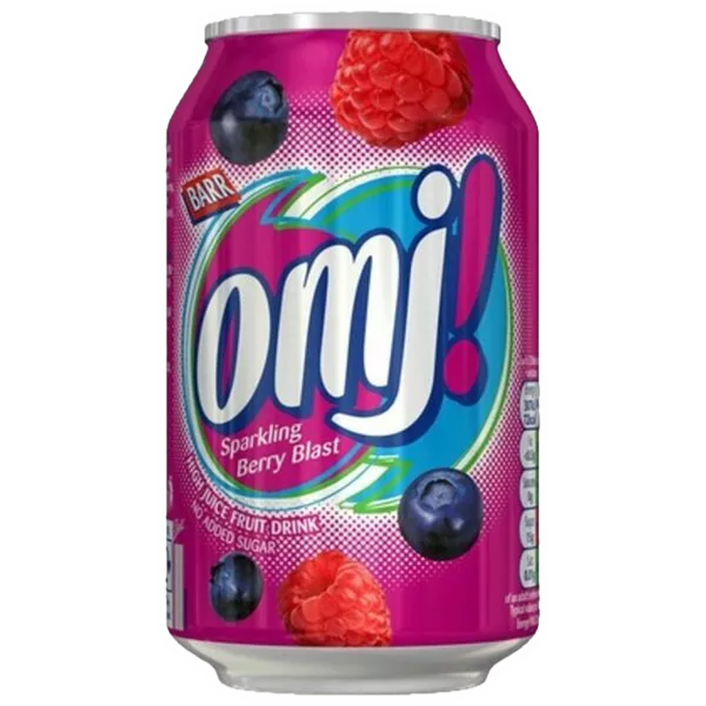 BARR OMJ! SPARKLING BERRY BLAST 330ml