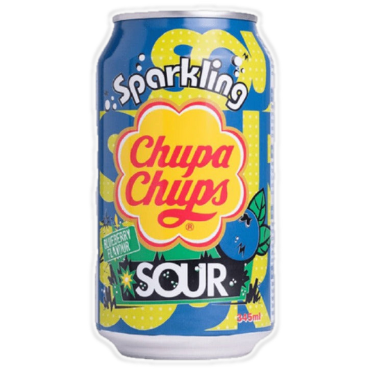 Chupa Chups Sparkling Sour Blueberry 345ml