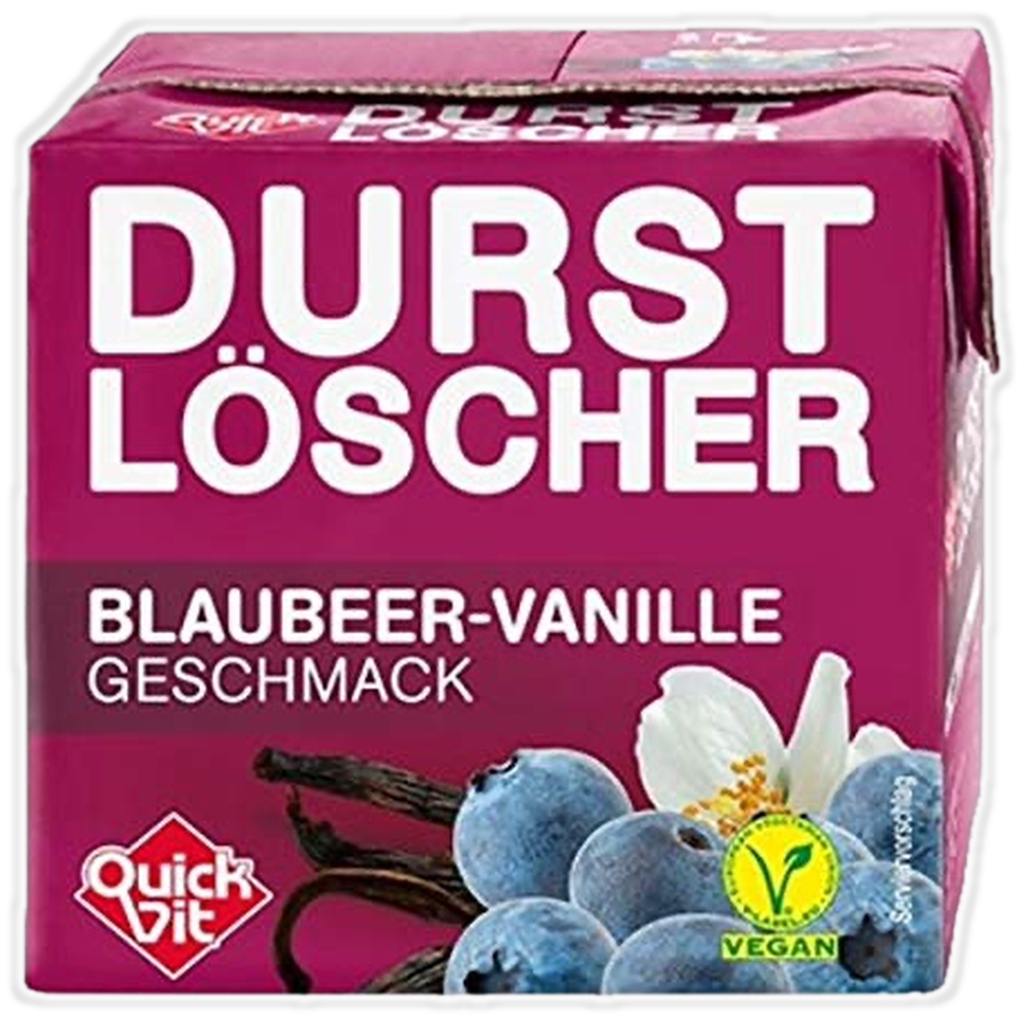 Durstlöscher Blaubeer-Vanille Geschmack 500ml