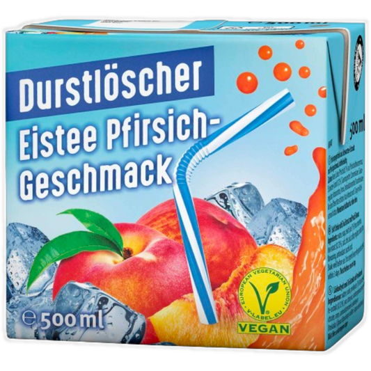 Durstlöscher Eistee Pfirsich Geschmack 500ml