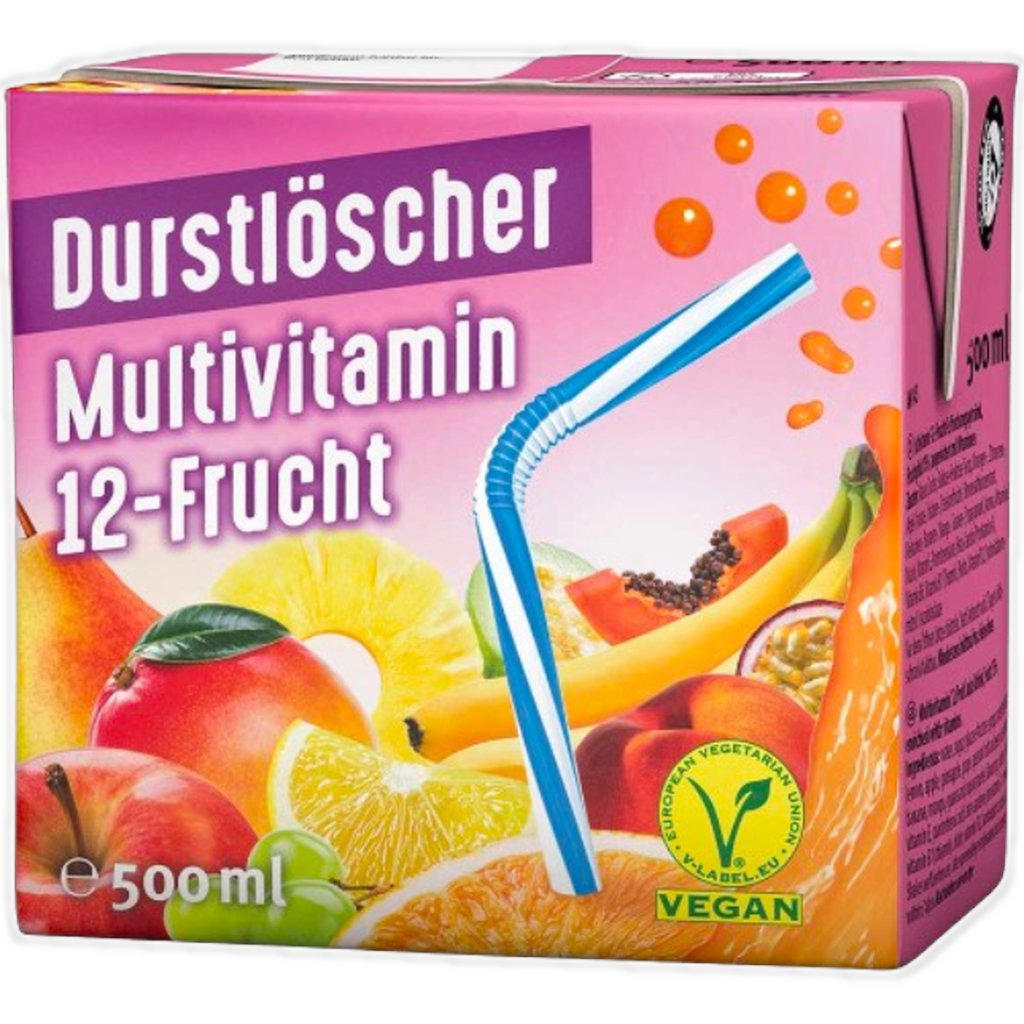 Durstlöscher Multivitamin 12 Frucht 500ml