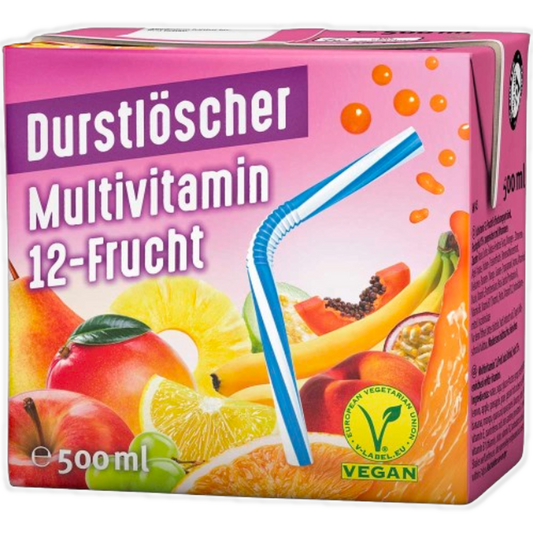 Durstlöscher Multivitamin 12 Frucht 500ml