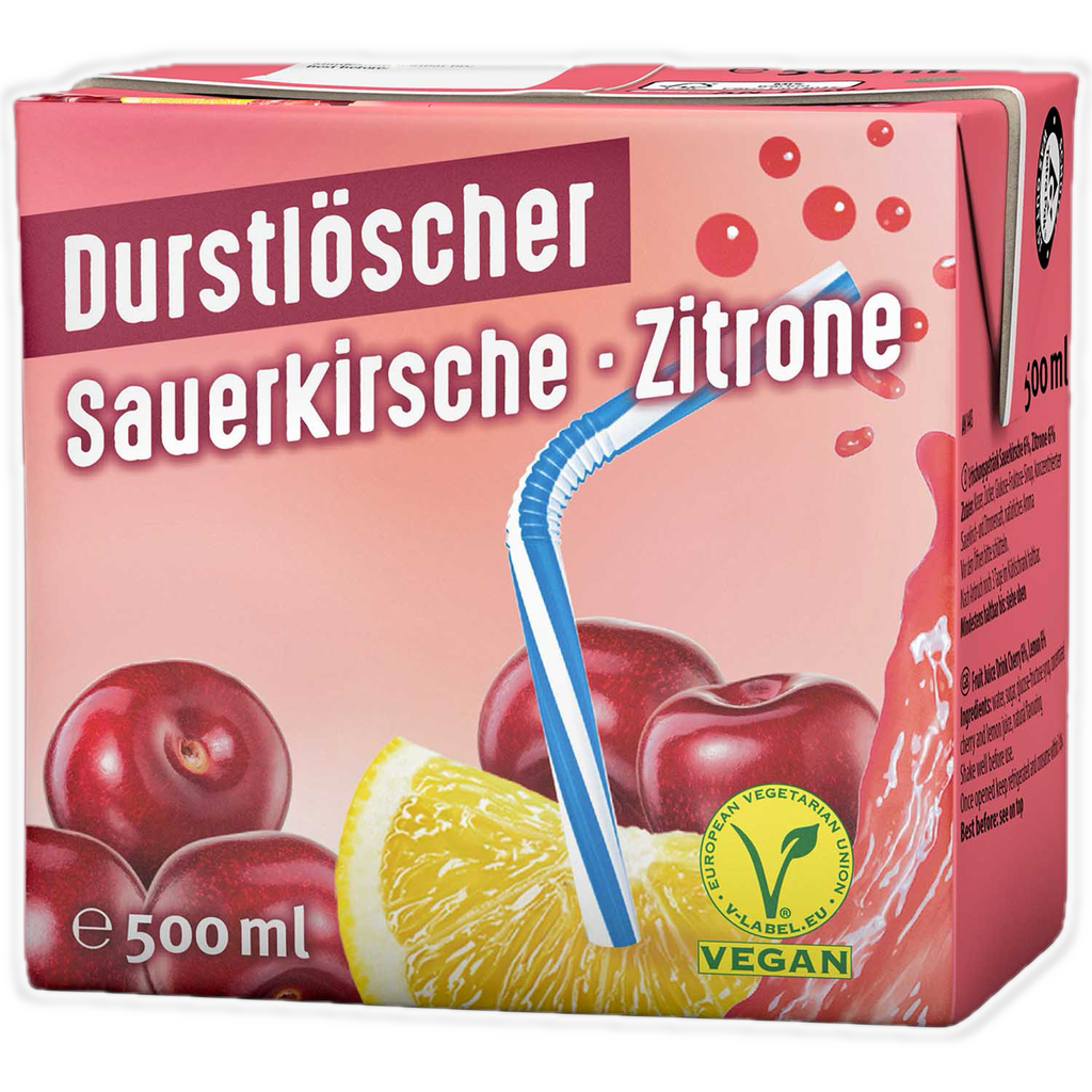 Durstlöscher Sauerkirsch-Zitrone 500ml