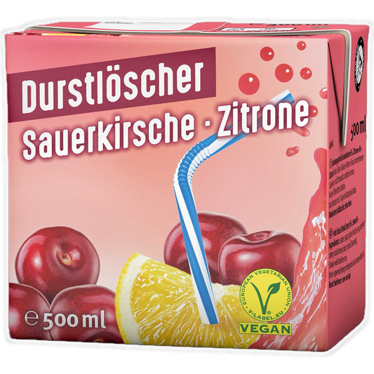 Durstlöscher Sauerkirsch-Zitrone 500ml