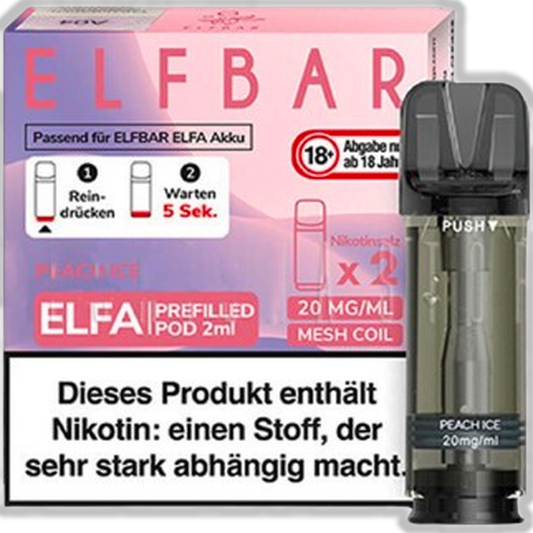 Elfbar Elfa Pod Peach Ice