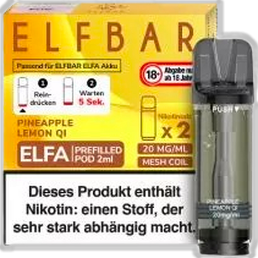 Elfbar Elfa Pod Pineapple Lemon Qi