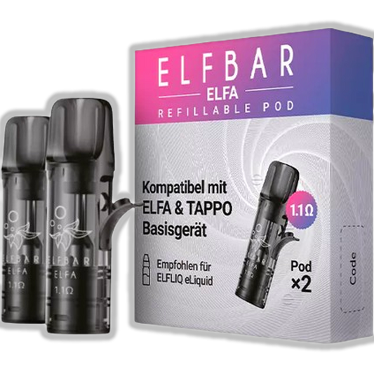 Elfbar Elfa Refillable Pod 1.1ohm