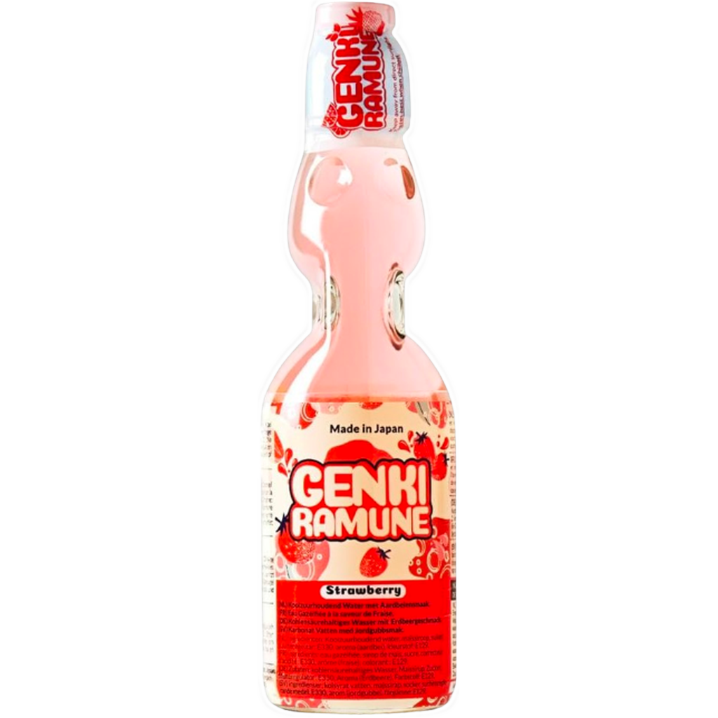 Genki Ramune Strawberry 200ml