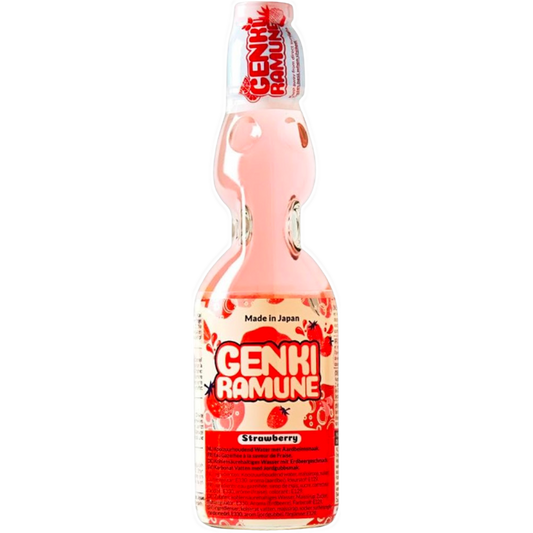 Genki Ramune Strawberry 200ml