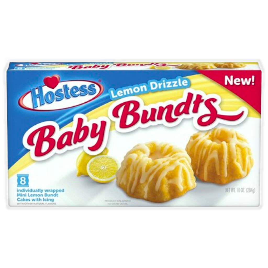 Hostess Baby Bundts Lemon Drizzle 284g