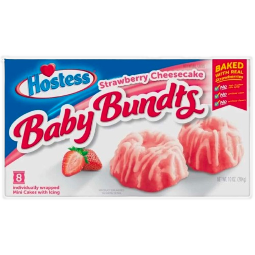 Hostess Baby Bundts Strawberry Cheesecake 284g