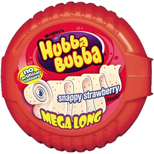 Hubba bubba Strawberry Mega Lang 56g