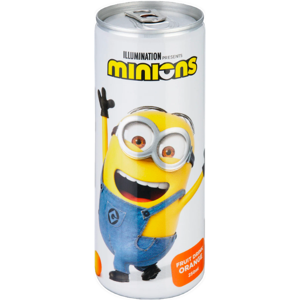 Minions-Softdrink mit Orangen-Geschmack 250ml