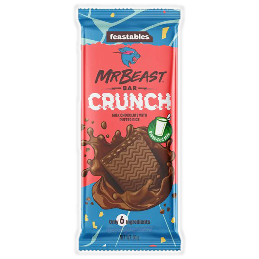 Mr Beast Crunch Milk Chocolate 60g