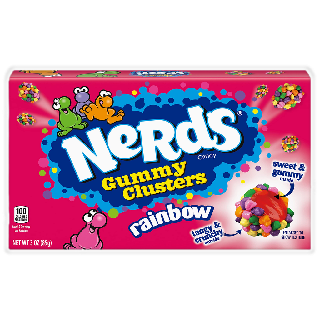 Nerds Gummy Clusters Rainbow 85g