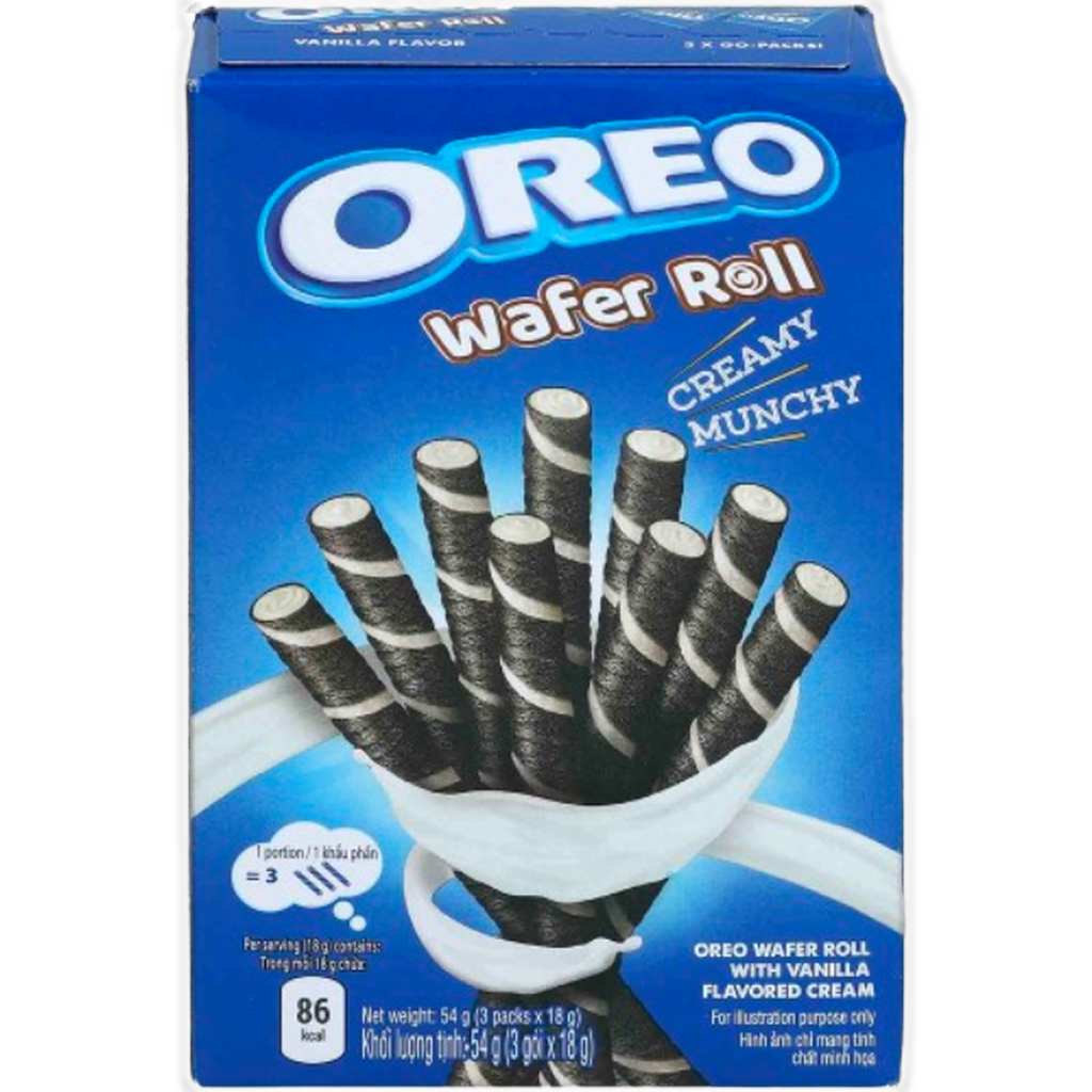 Oreo Wafer Roll Vanilla 54g