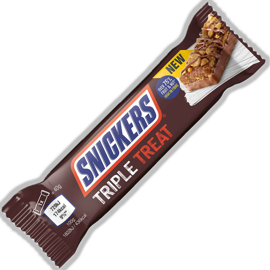 Snickers Triple Treat Bar 40g