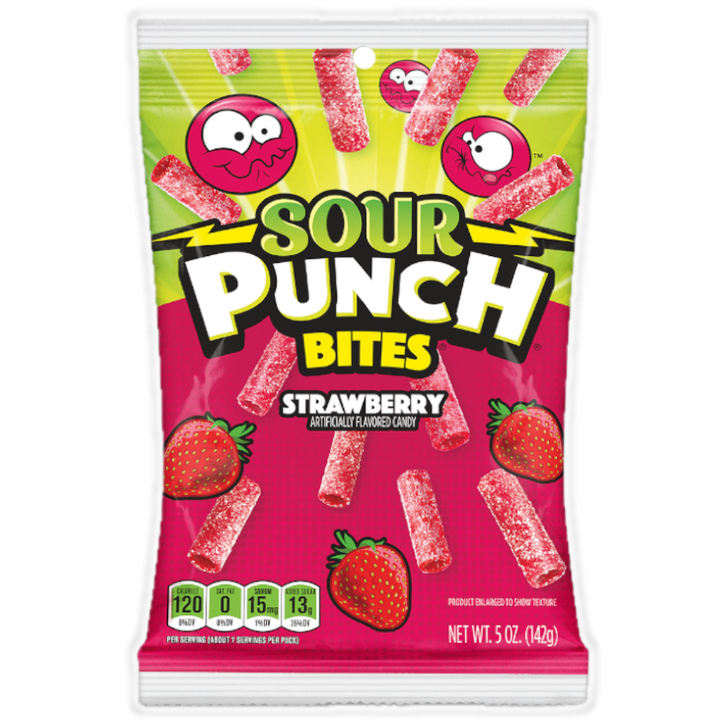 Sour Punch Bites Strawberry 142g