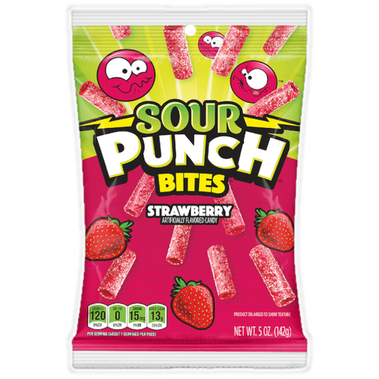 Sour Punch Bites Strawberry 142g