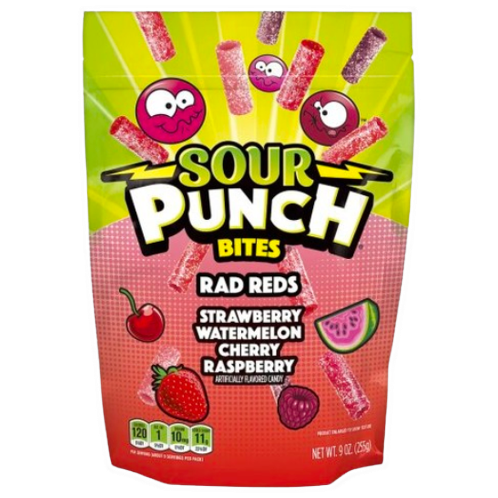 Sour Punch Rad Reds Bites 142g