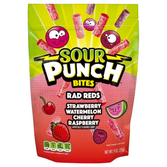 Sour Punch Rad Reds Bites 142g