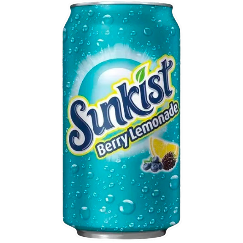 Sunkist Berry Lemonade Soda 355ml