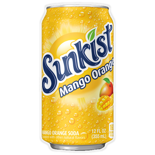 Sunkist Mango Orange Soda 355ml