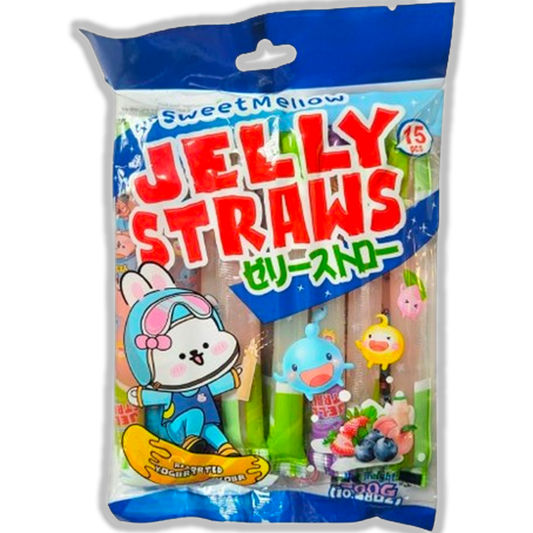 SweetMellow Jelly Straws Yoghurt Flavours 300g