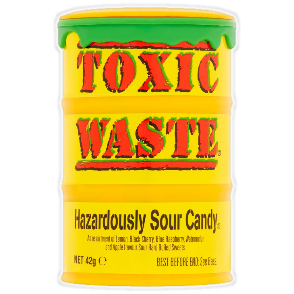 Toxic Waste Hazardously Sour Candy 42g