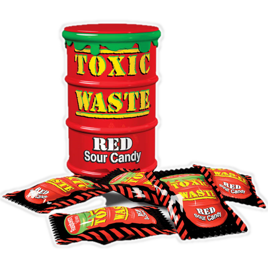 Toxic Waste Red Sour Candy 42g