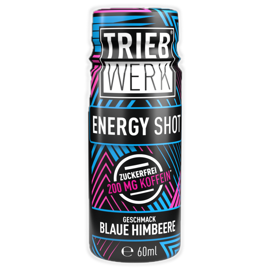 Triebwerk Energyshot Blaue Himbeere 60ml