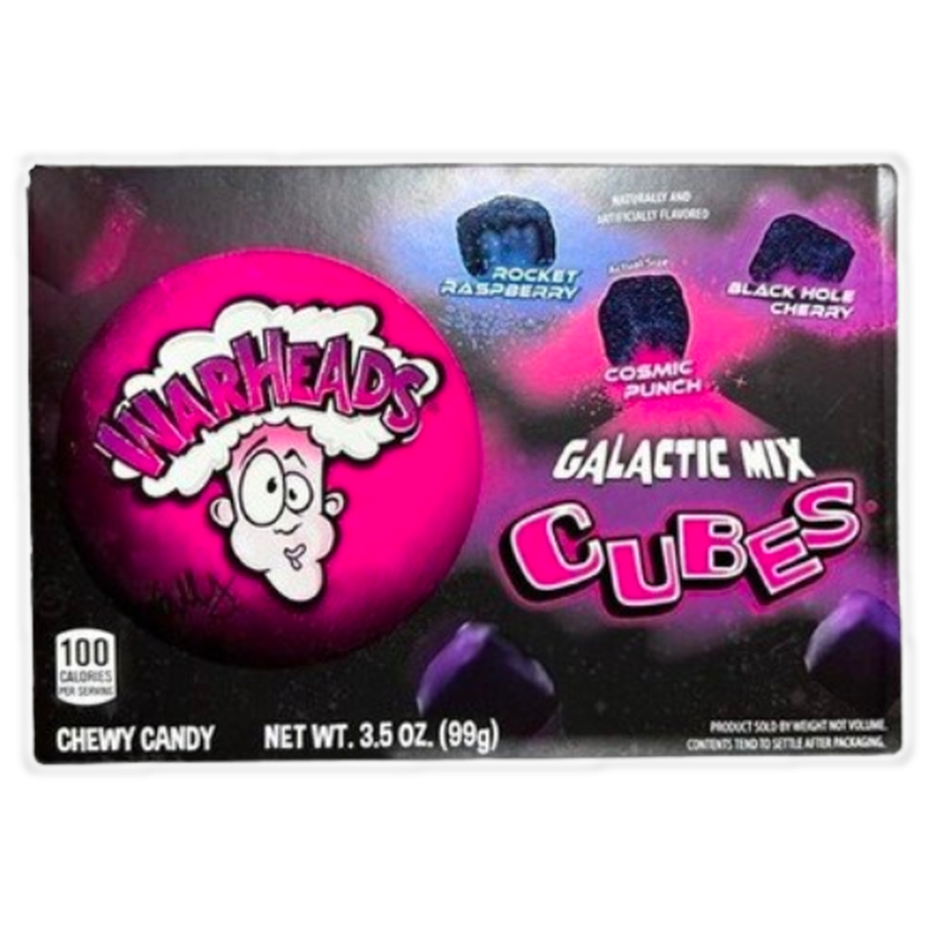 Warheads Galactic Mix Cubes 99g