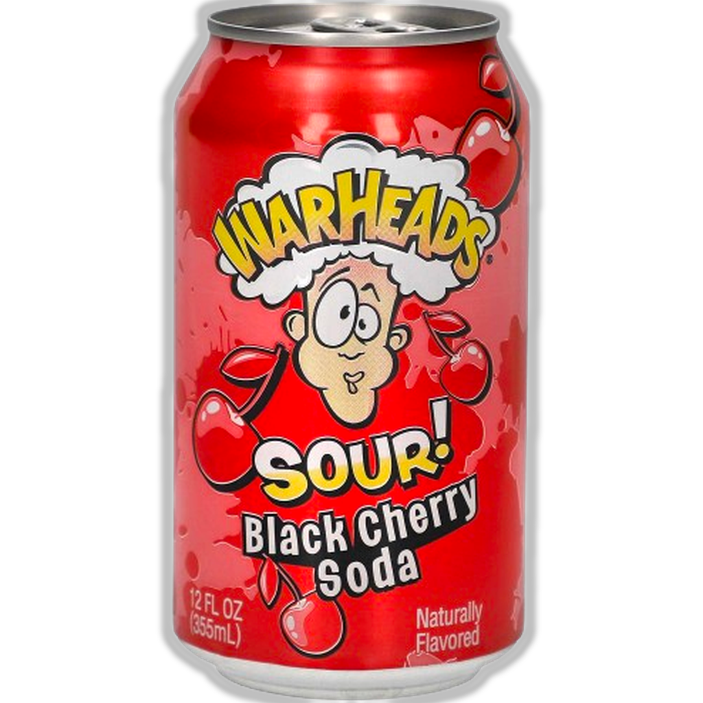 Warheads Sour! Black Cherry Soda 355ml