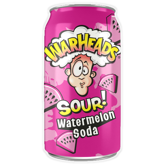 Warheads Sour! Watermelon Soda 355ml